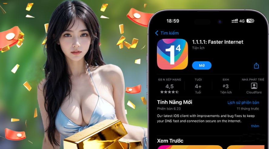Hình ảnh quảng cáo của vn6 hiển thị nền tảng và các lợi ích